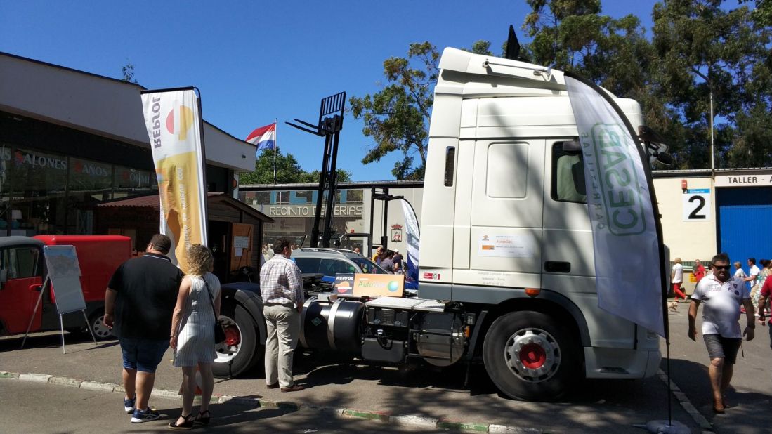 Camión transformado a GLP Autogas