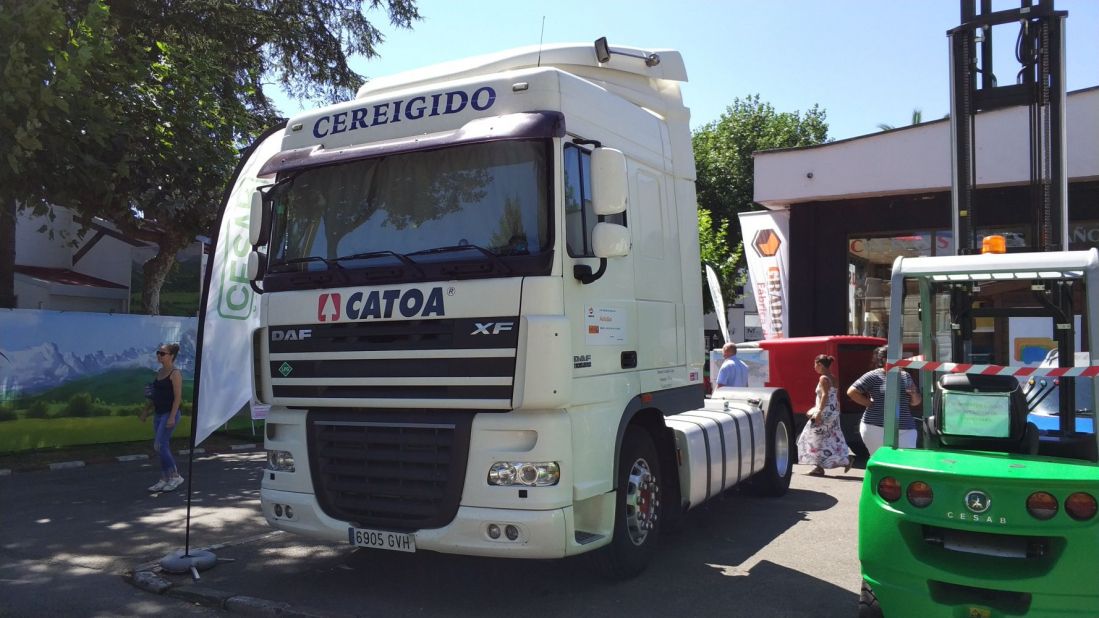 Camión transformado a GLP Autogas y Carretilla CESAB Diesel