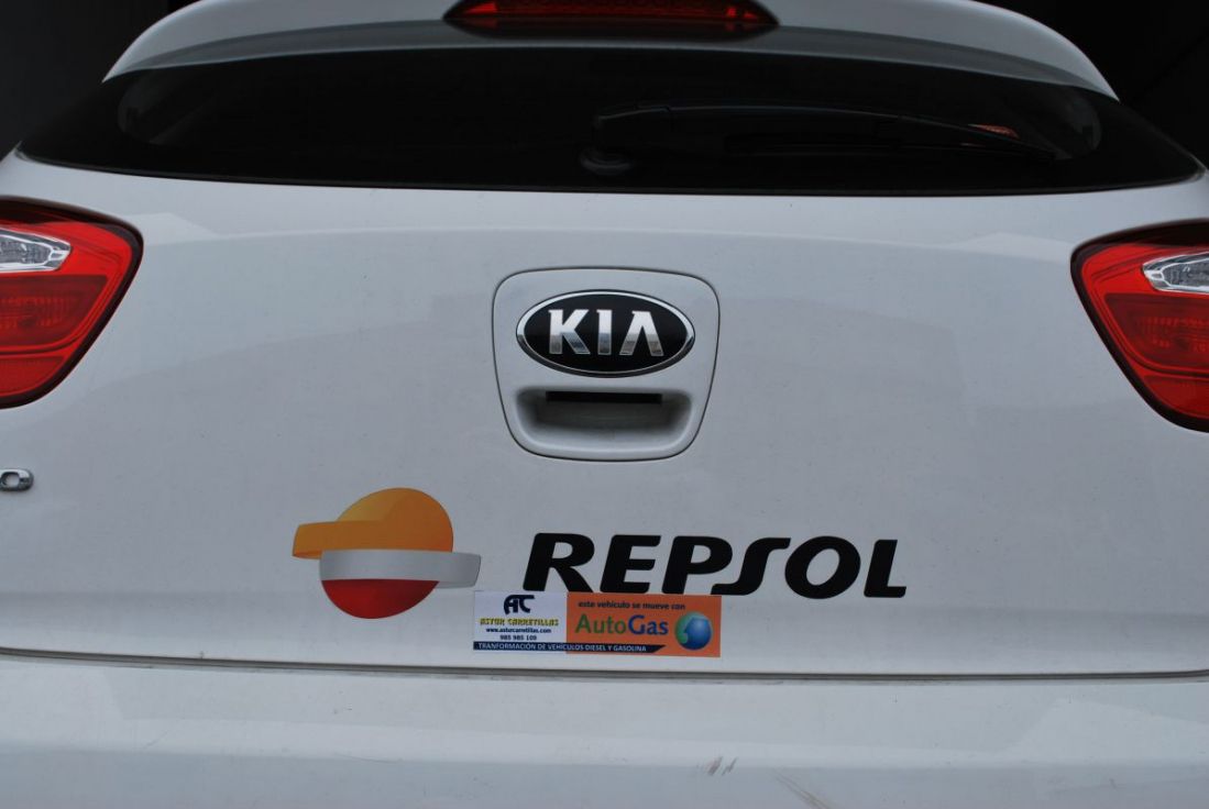 Transformación a GLP de Kia Rio gasolina de distribuidor Repsol